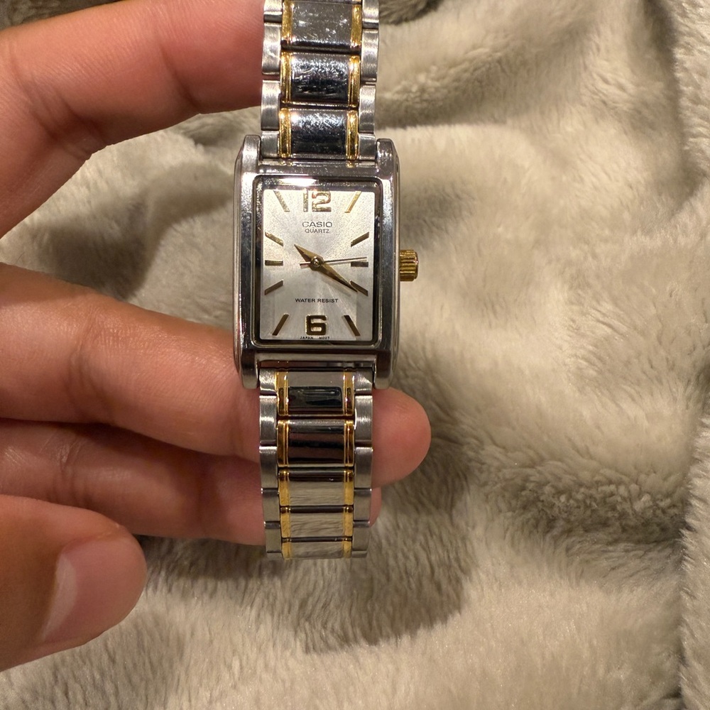 Casio Two-Tone Silver and Gold Watch